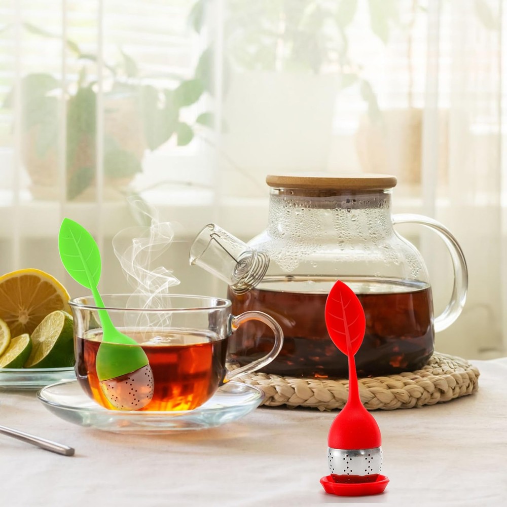 Bekith 7x Silicone Tea Infusers for Loose Leaf Tea, Cute & Fine Mesh
