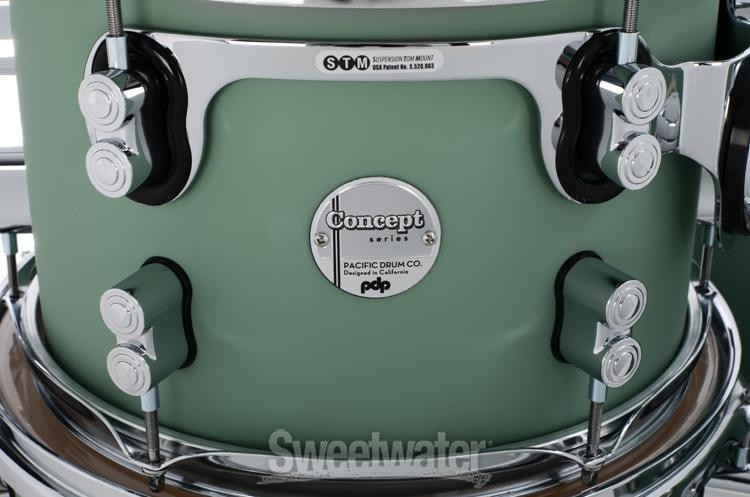 PDP Concept Maple Bop 3-piece Shell Pack - Satin Seafoam