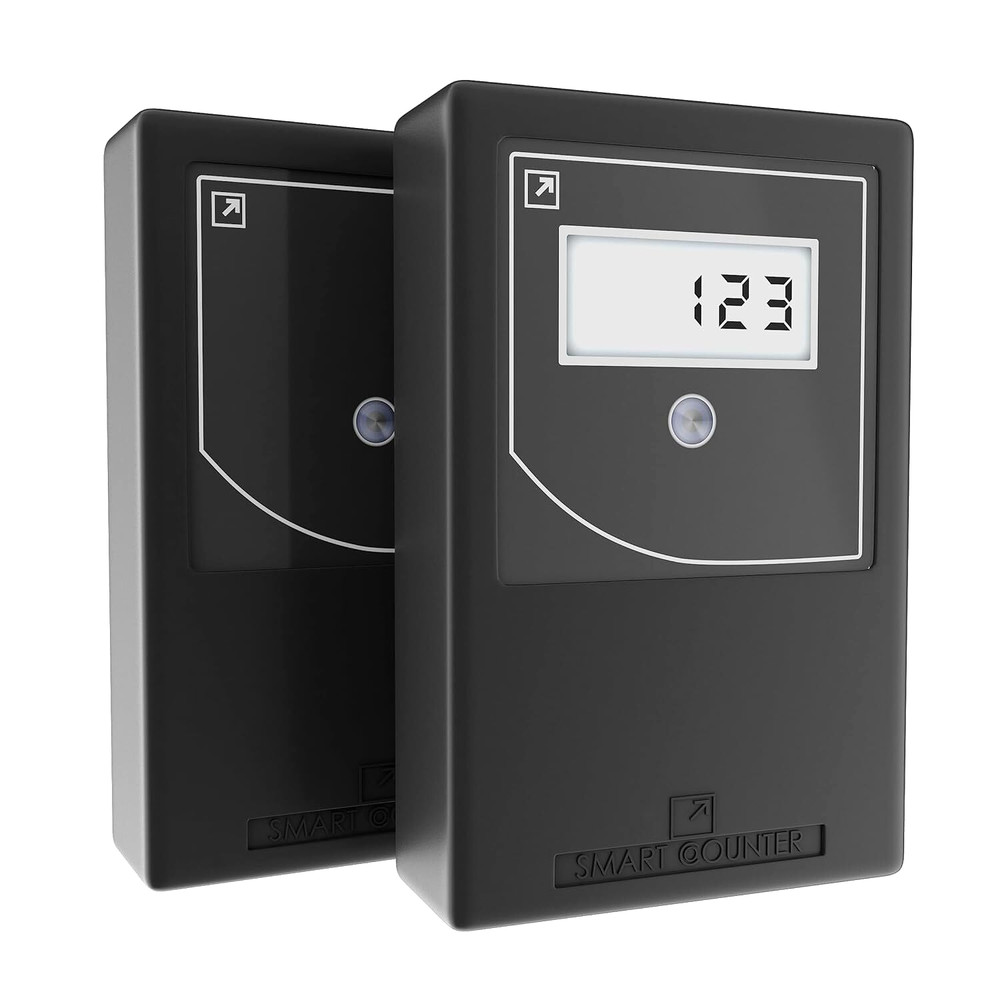 Retail People Counter Security Checkpoint Wireless LCD Display, Reset Protection