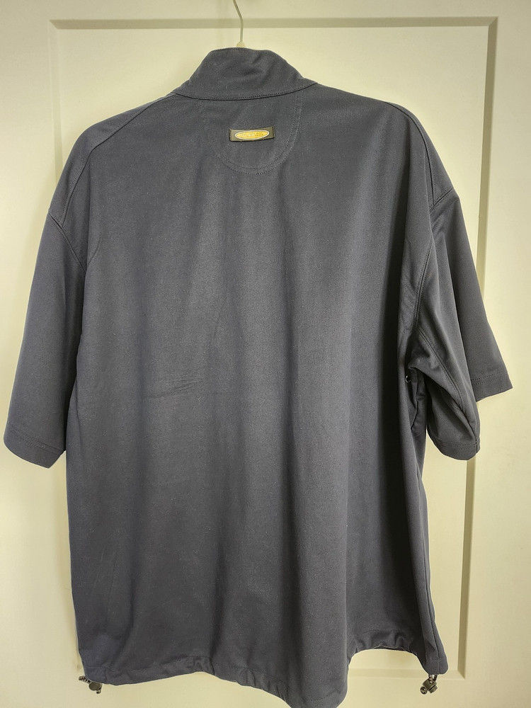 Greg Norman Play Dry, Golf, Short Sleeve Pullover Jacket Blue 1/4 Zip, Tarheels