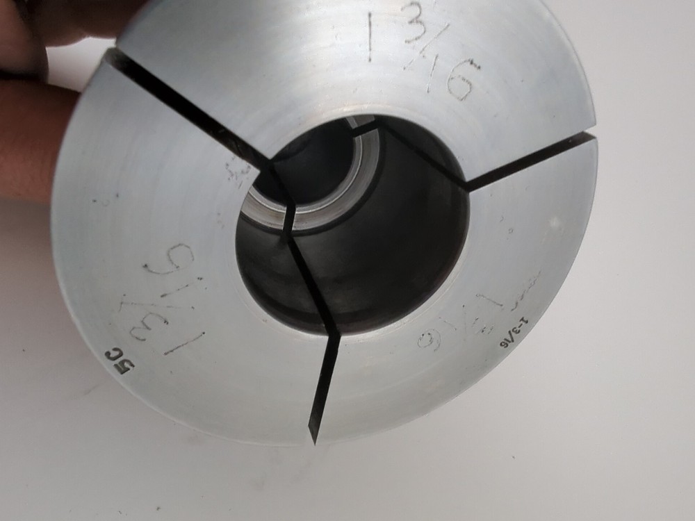 HARDINGE 2" EXTRA DEPTH 5C STEP CHUCK 1-3/16" BORE ID HARDENED EXTENDED COLLET