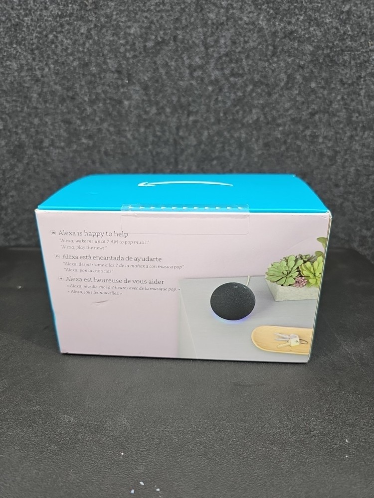 Amazon Echo Dot (4th Gen.) Smart Speaker - Charcoal-New