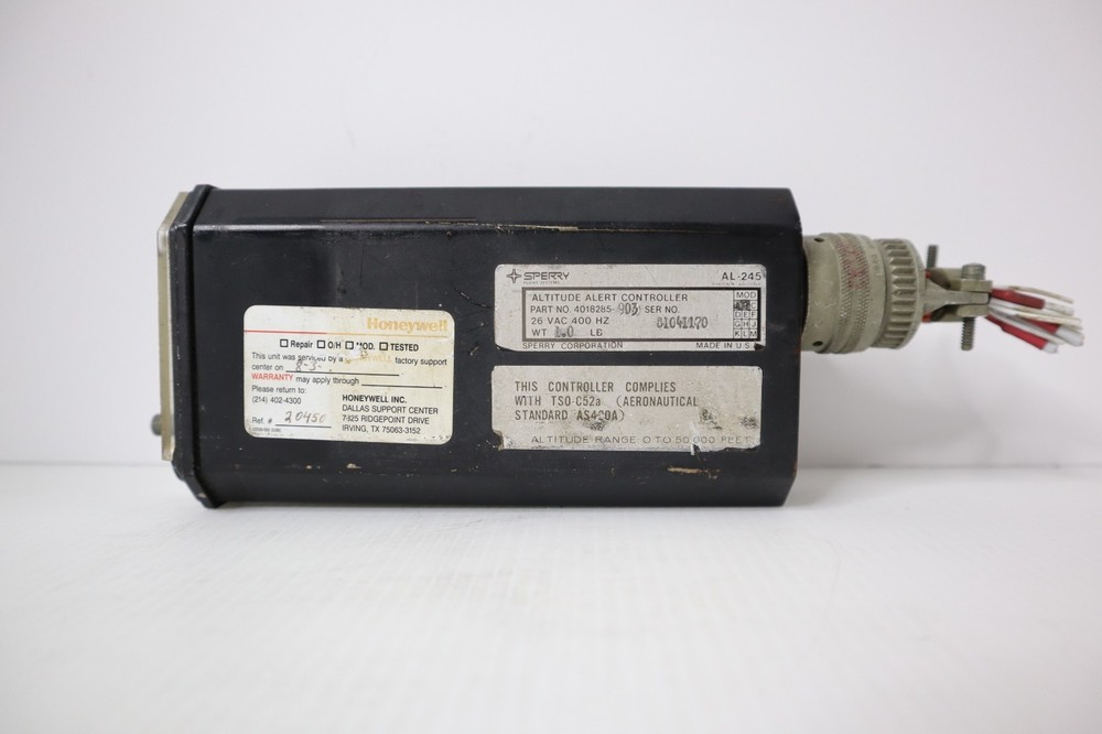Sperry AL-245 Altitude Alert Controller 4018285-903