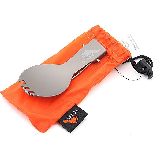 TOAKS Titanium Folding Spork Gray