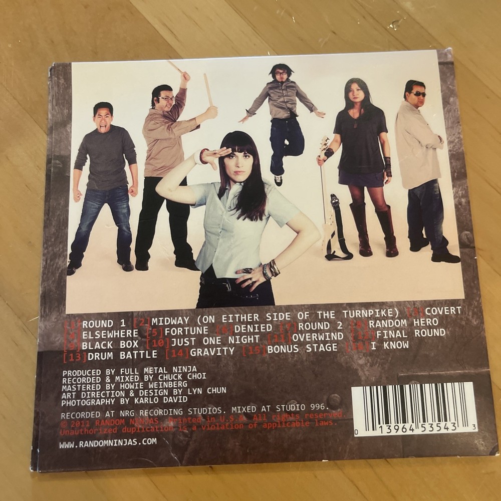 Random Ninjas Random Hero Cd Signed Rare