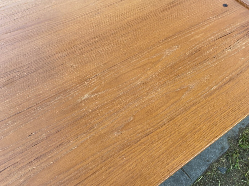 Vintage MCM Danish Teak Desk From Denmark