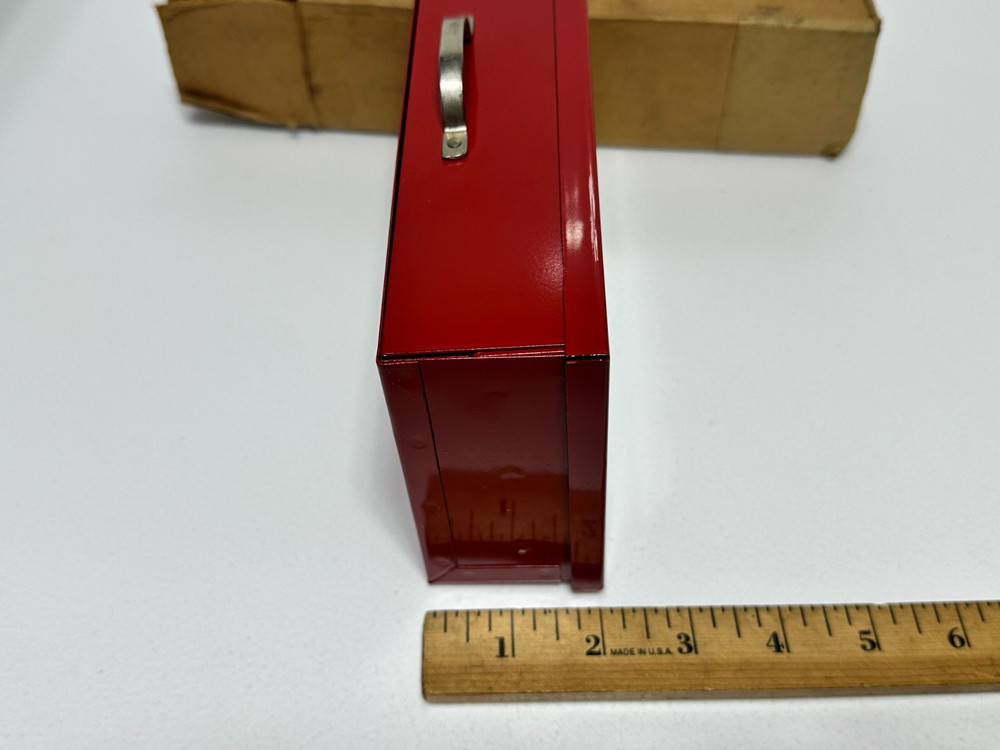 MAC Tools USA (RARE NOS) Mini Red Socket Tool Box Case w/ Single Sliding Drawer
