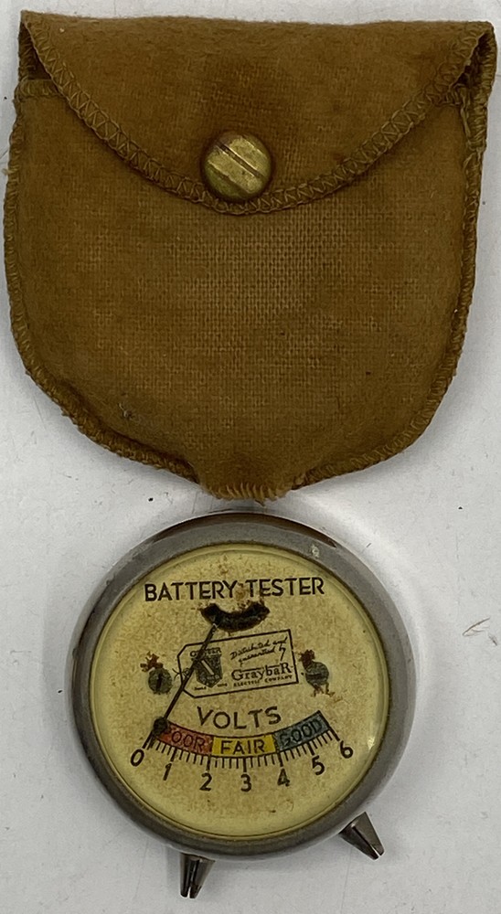 Vintage GARYBAR ELECTRIC CO. 6v BATTERY TESTER