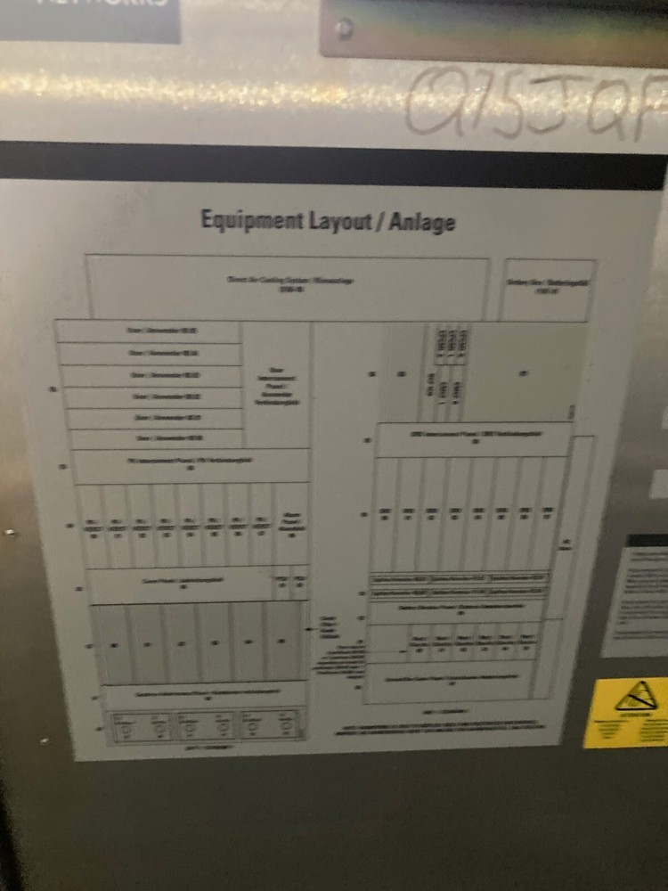 Nortel Networks Phone System Cabinet with Modules NTOA30FA
