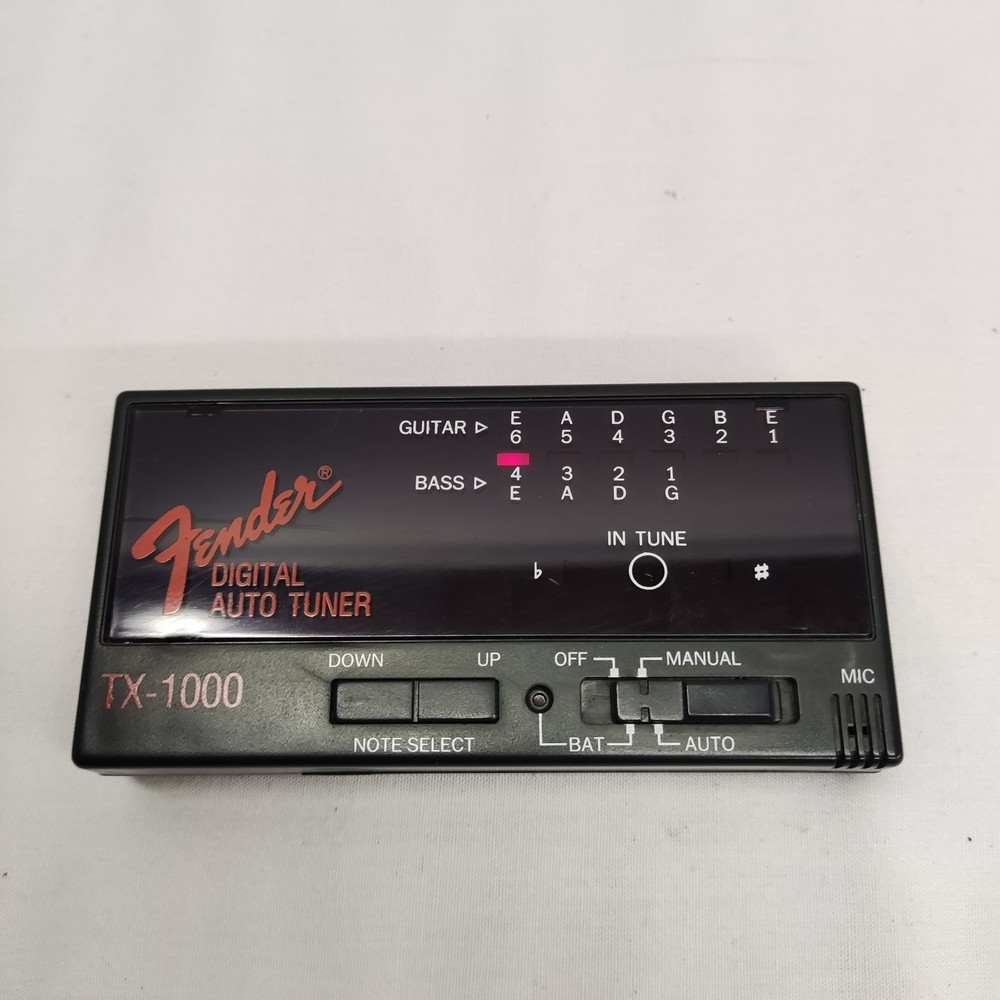 FENDER DIGITAL AUTO TUNER TX-1000 & CASE