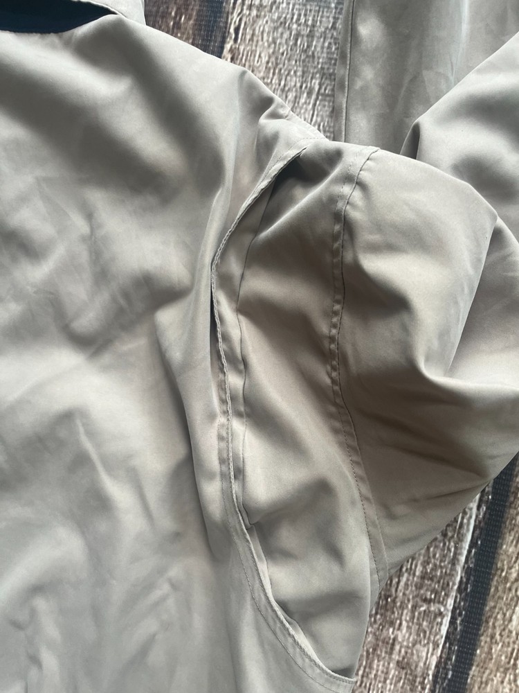 POLO GOLF RALPH LAUREN SHIELD CREST PULLOVER FAIRWAY JACKET BEIGE MENS MEDIUM