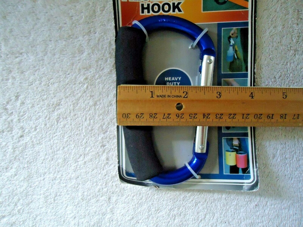 " NOC " Heavy Duty Anodized Aluminum Jumbo Multi Use Hook " GREAT MULTI USE ITEM