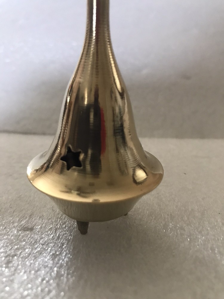 brass incense burner/ Tea Candle Holder 2.5” #bb2