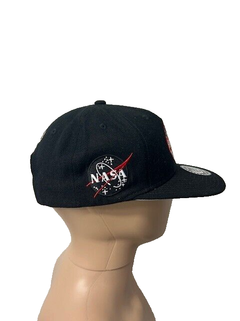 Field Grade Skylab NASA Flight Operations Strapback Adjustable Hat Black