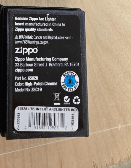 New! Zippo # 65828 Arc Lighter Insert