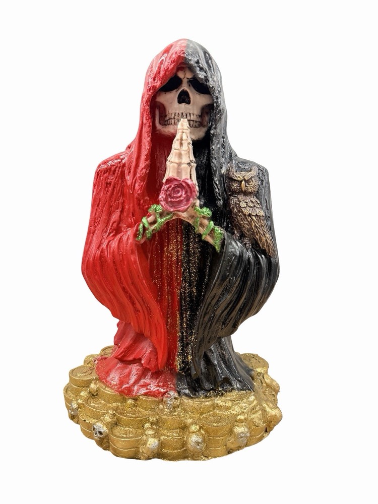 Santa Muerte  Busto Perdón “ Reversible Curada” 14”