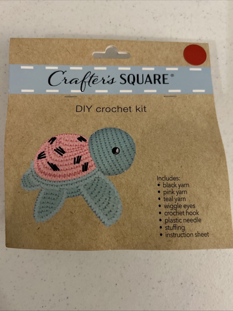 Crafter’s Square DIY CROCHET KIT. Turtle SEALED
