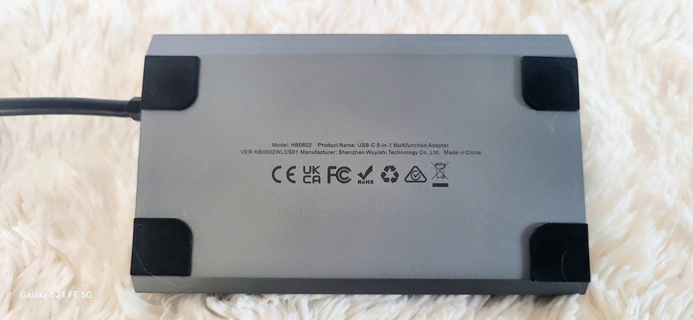 JSAUX USB-C 5-In-1 Multifunction Adapter HB0602✍️✍️