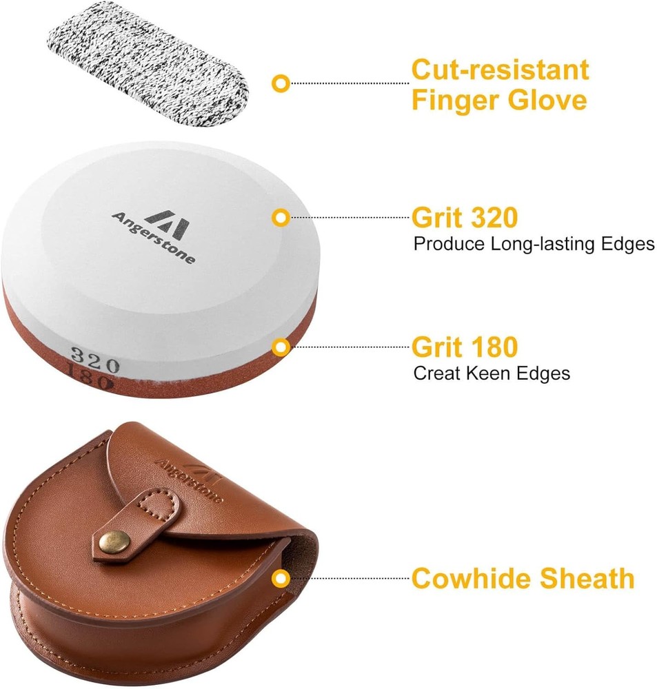 Axe Sharpener - Multipurpose Axe/Hatchet Sharpening Stone Whetstone Blade & Tool