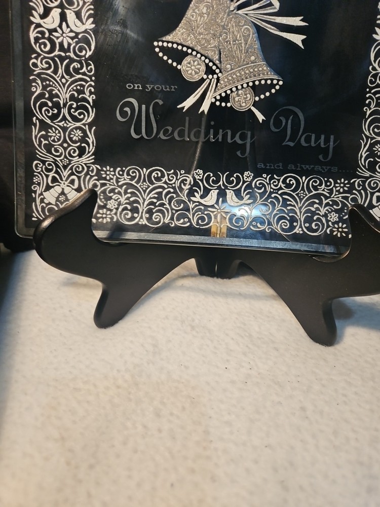 Wedding & Reception Bundle Hallmark Cake Knife And Server And Glass Happiness...