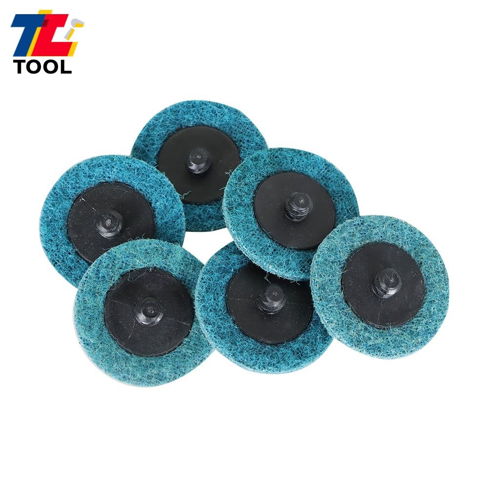 50Pcs 2" Fine Surface Conditioning Discs Roll Lock Grinder Sanding Pads