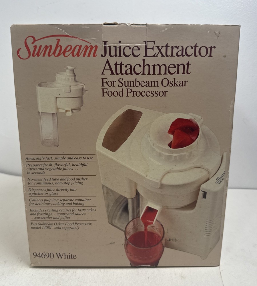Vintage Sunbeam Juice Extractor Attachment 94690
