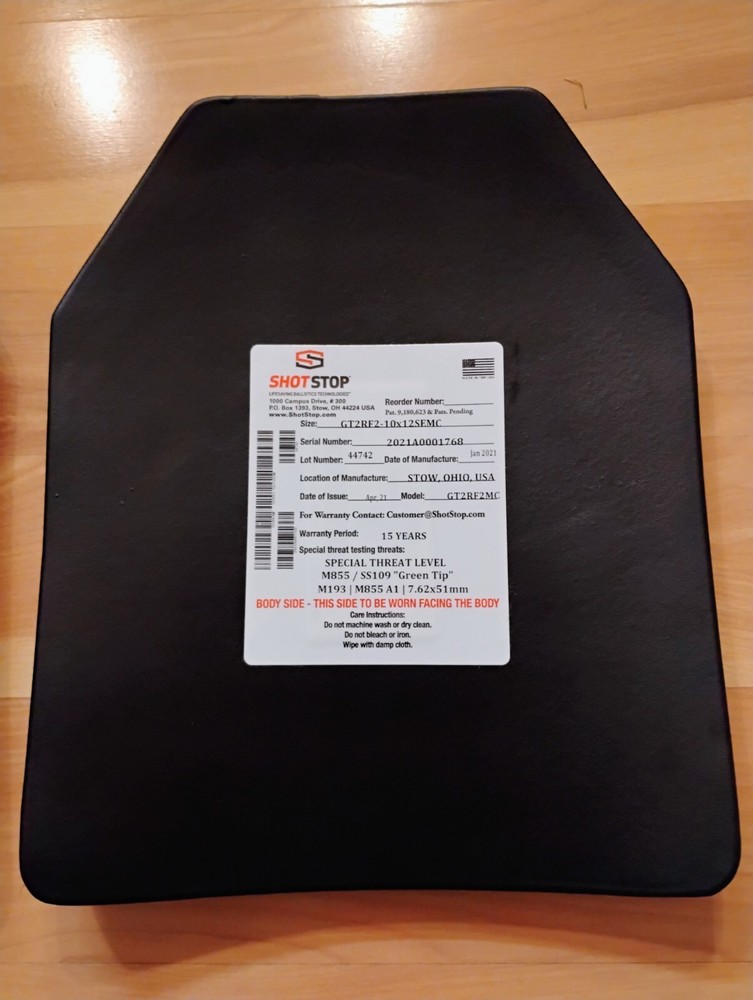 Shot Stop Diritium GT2 Multi Curve Plates