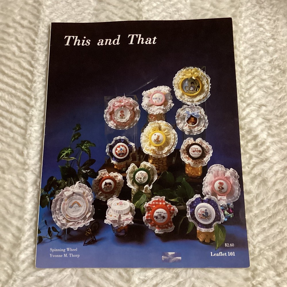 Spinning Wheel This and That counted cross stitch pattern leaflets