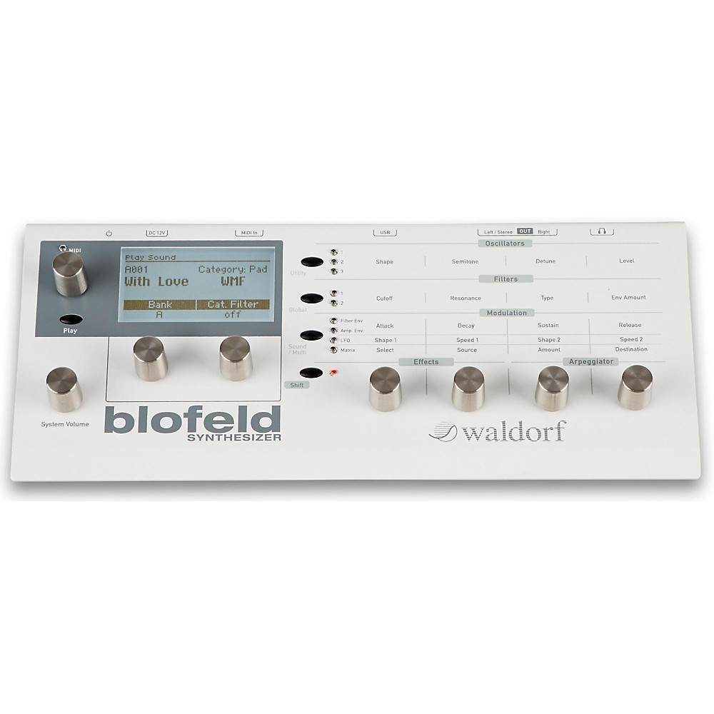 Waldorf Blofeld Desktop Synth Module Cream Refurbished
