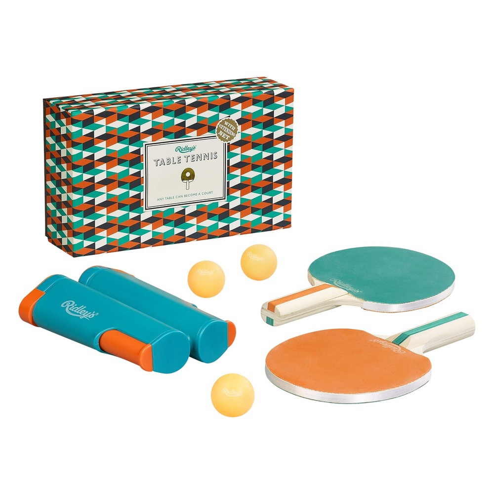 Ridley's Table Tennis Set With Extending Net Great Gift Idea