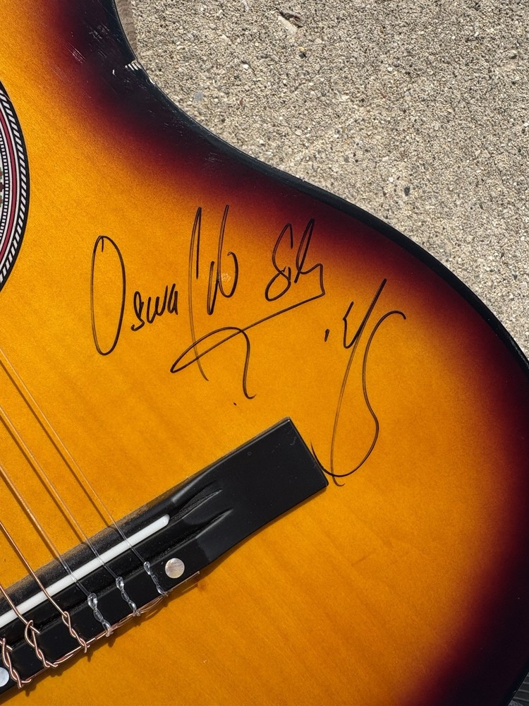 BANDA MS SIGNED Acoustic Guitar JSA LETTER AUTHENTICITY