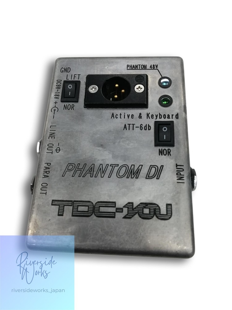 TDC PHANTOM DI Bass Direct Input Effects Pedal Used