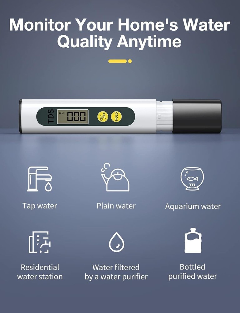 Professional Water Tester for Drinking Water - Accurate TDS Meter Digital Wat...