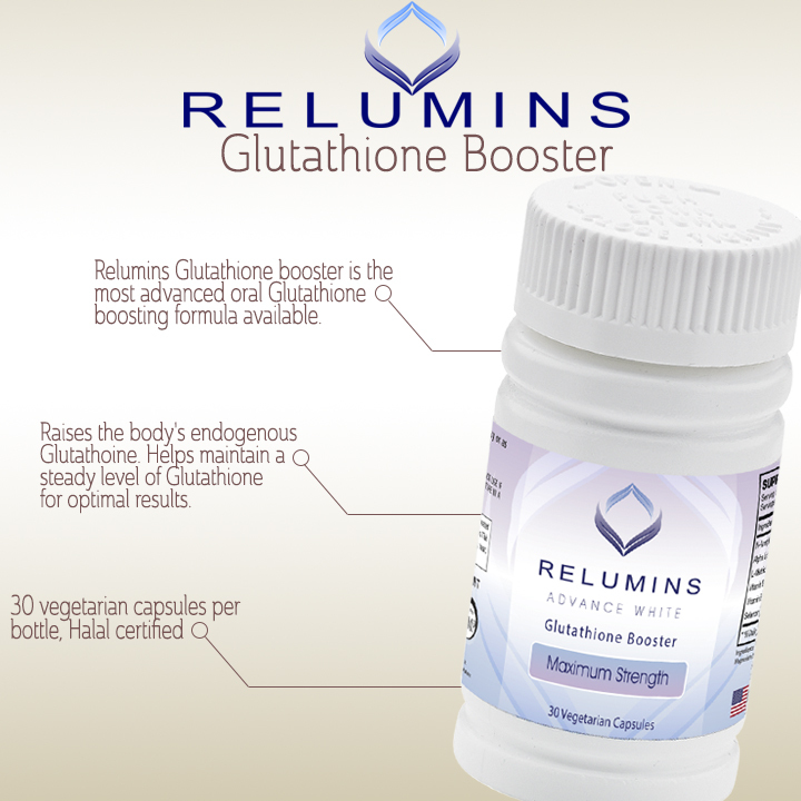 Authentic Relumins Advanced White Glutathione Booster Max Strength