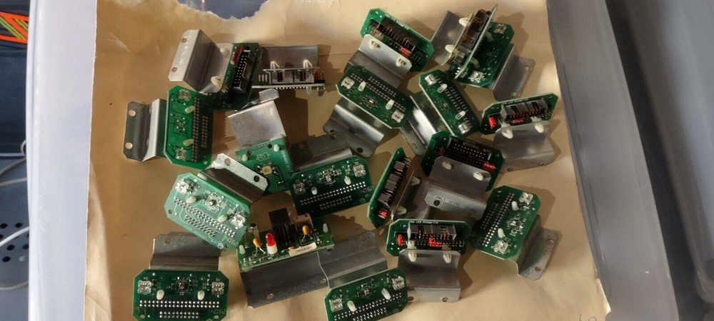 rowe nitestar arcade jukebox front bezel light pcb lot #30