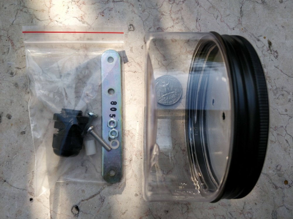 Jar Dome Enclosure Dual Single Axis PV Solar Sun Tracking 12VDC DIY Controller