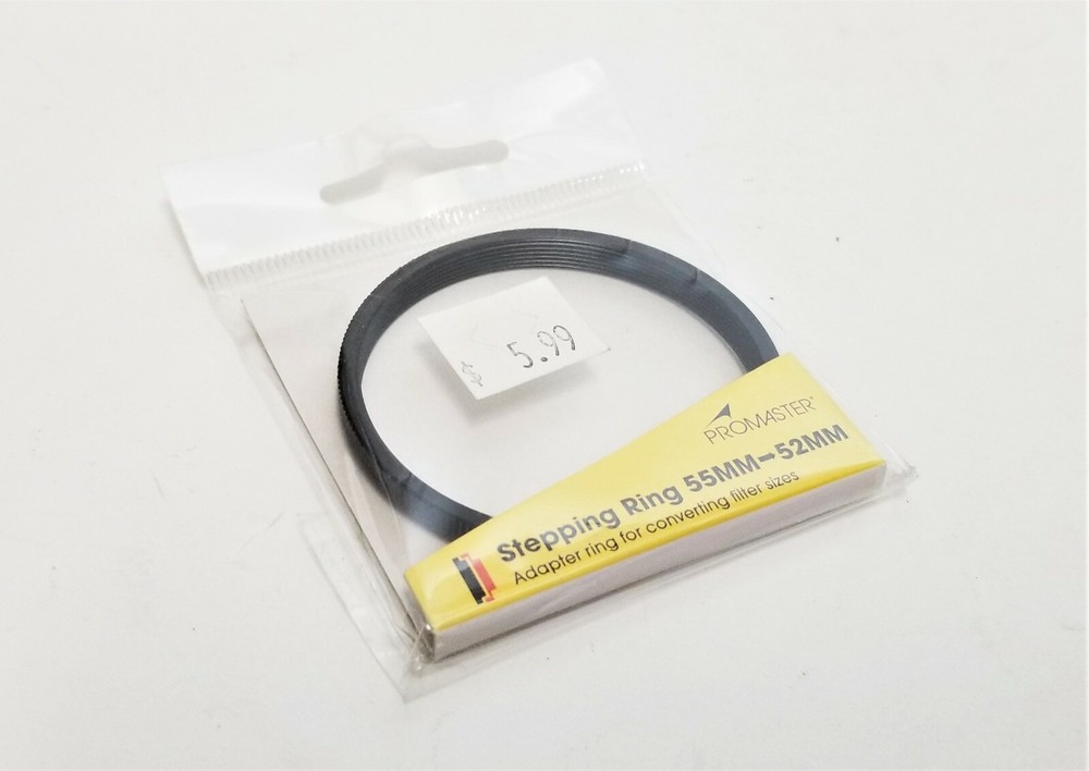ProMaster 55-52mm Step-Down Ring (#5019)