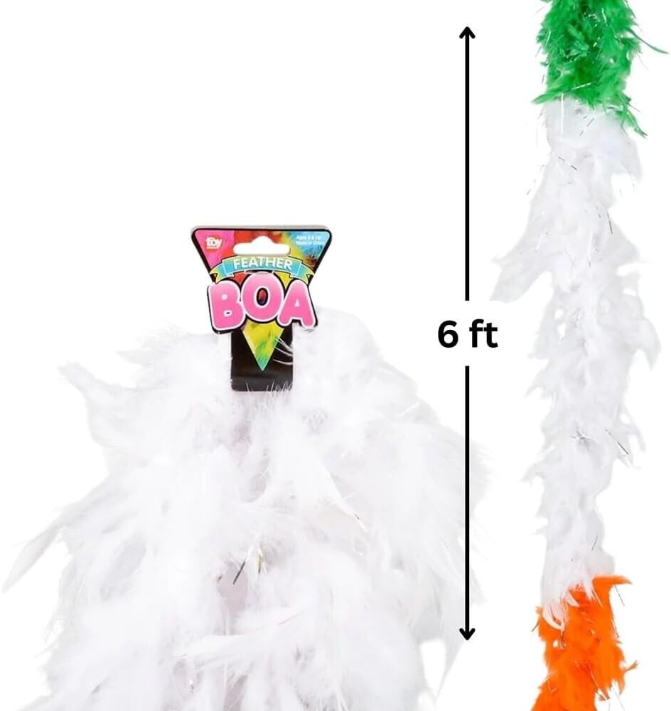 Irish Tri-Color Sectioned 6' Boa