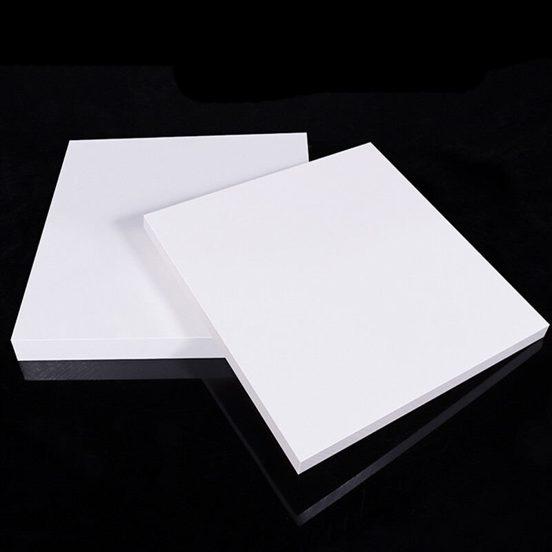 White PTFE Sheet Plate Hard Plastic Panel High Thermoplastic Thick 0.2-30mm DIY