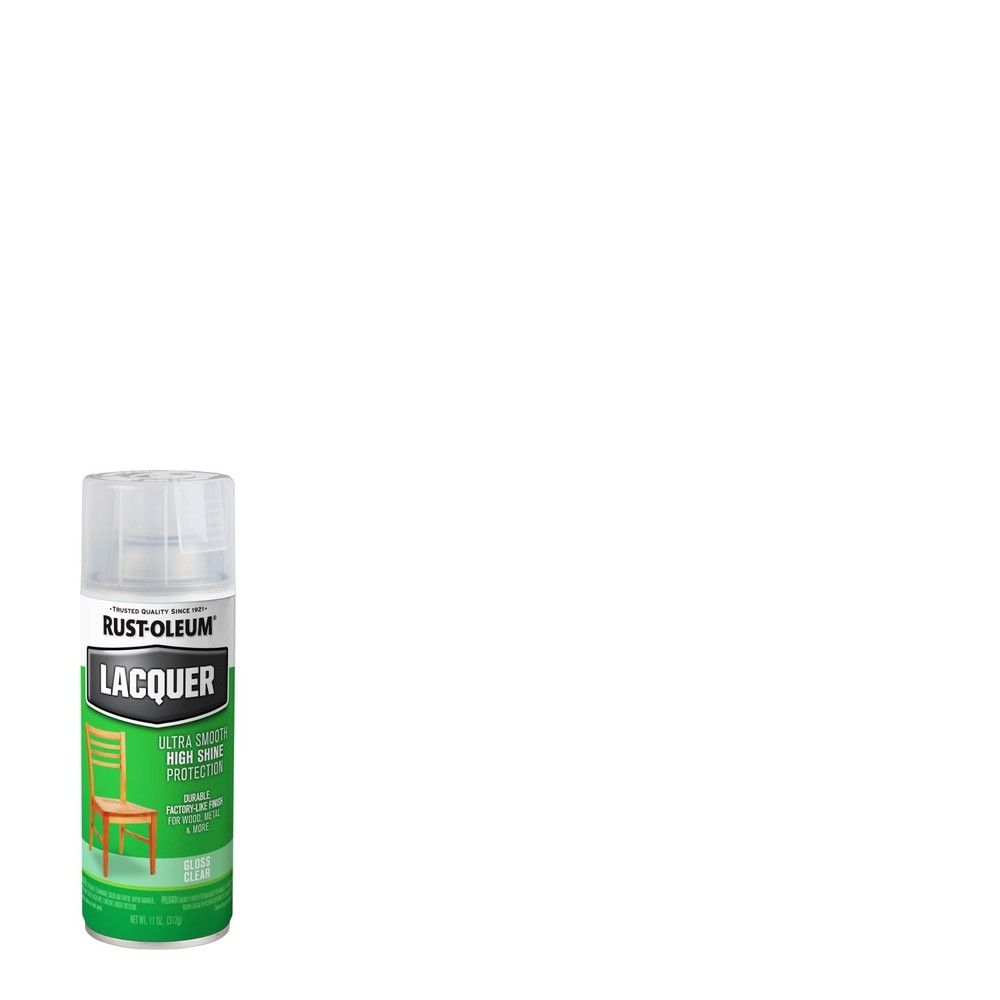Rust-Oleum 1906830 Lacquer Spray Paint, 11 oz, Gloss Clear 11 Ounce,