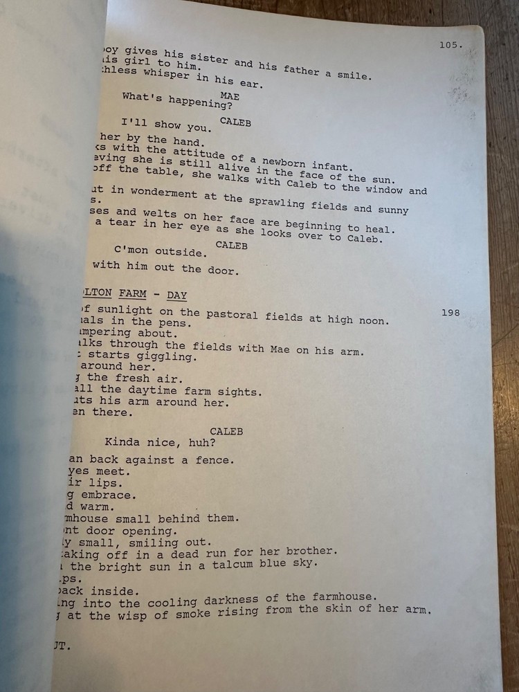 NEAR DARK KATHRYN BIGELOW SCREENPLAY SCRIPT ORIGINAL BILL PAXTON JENNY WRIGHT
