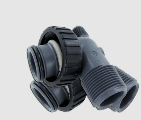 Clack WS1 Filter Control Valve with Bypass and Tail Kit 1" Male Threaded Elbows