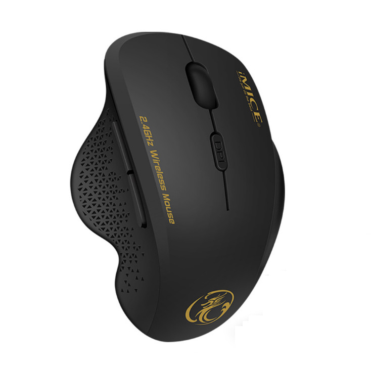 2.4GHz wireless mouse intelligent 6-button game mouse USB interface universal