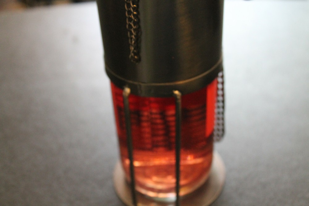 ART DECO 2 PIECE WINE BOTTLE HOLDER BAKER