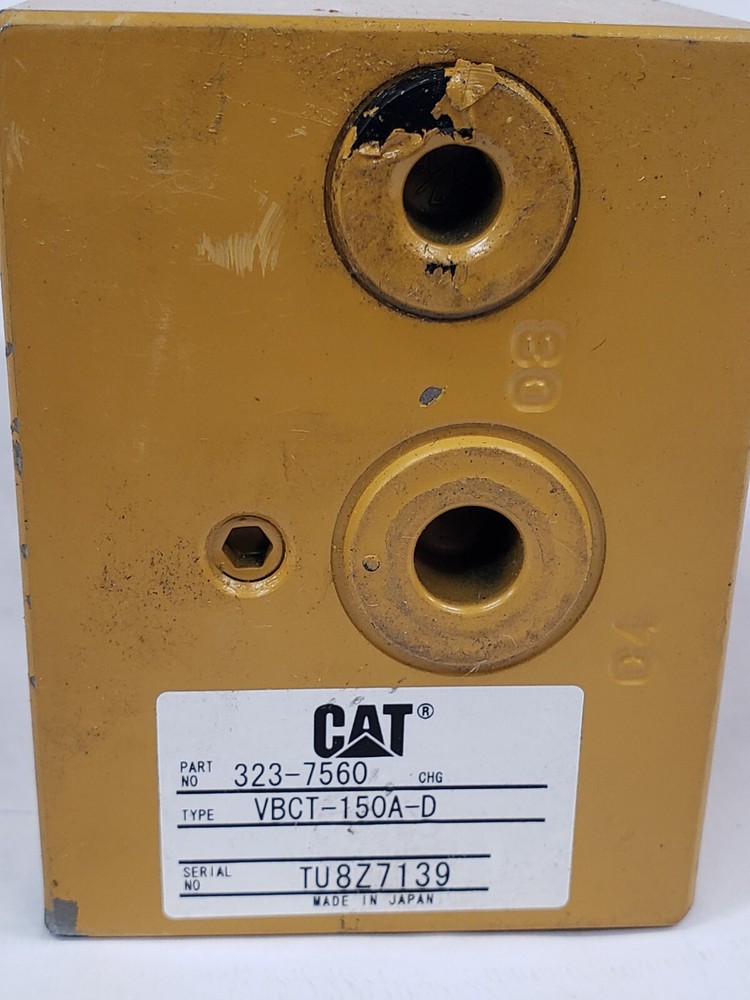 OEM CAT 323-7560 Hydraulic Shuttle Valve