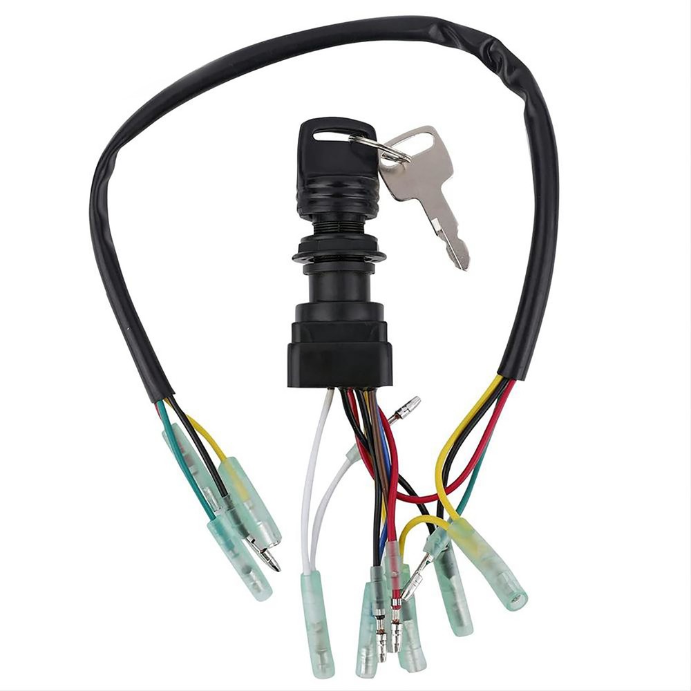Ignition Key Switch Set For Yamaha Outboard Motor Control Box Accessories