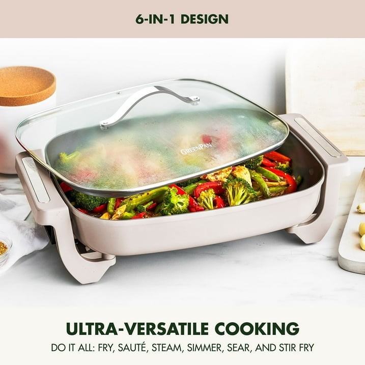 GreenPan Advanced 7-Quart Electric Ceramic Nonstick Skillet