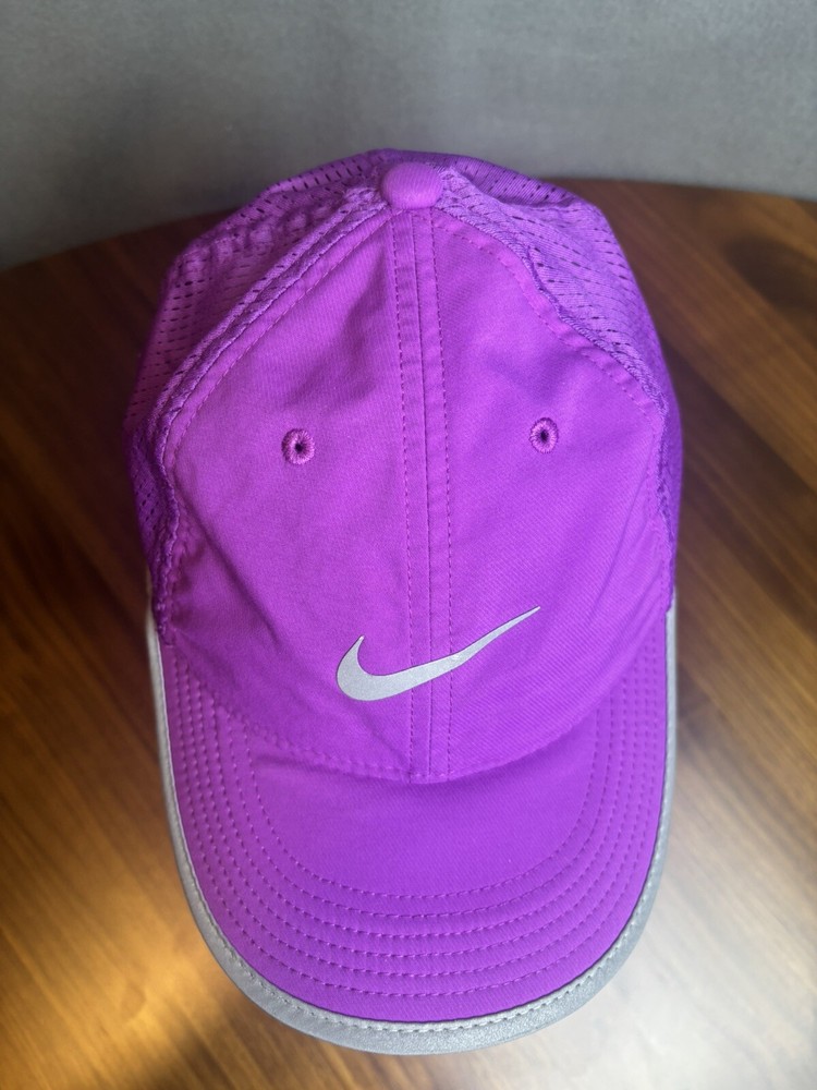 Nike Featherlight Dri-Fit Tennis Athletic Running Hat Cap Adjustable Just Do It