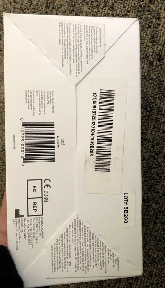 Ameda Custom Fit Breast Flanges, 2M/2L , New In Box