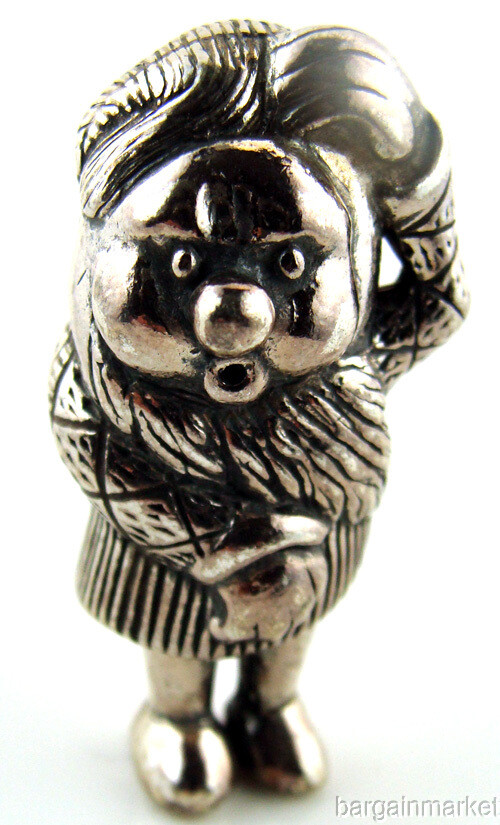 Miniature Sterling Silver Dwarf Figurine #350
